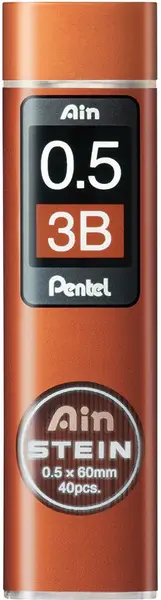 Graffiti de rezervă Pentel - Ain Stein, 3B, 0.5 mm, 40 bucăți