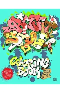 Graffiti Style Coloring Book - Bj Almqvist
