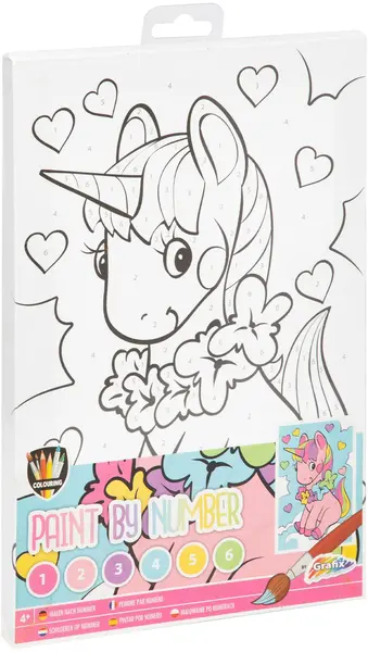 Grafix Paint by Numbers Set - Unicorn