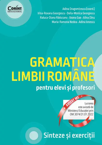 Gramatica limbii române pentru elevi și profesori. Sinteze și exerciții