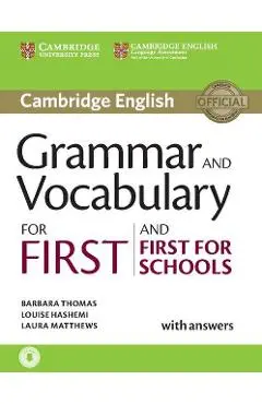 Grammar and Vocabulary for First and First for Schools Book - Barbara Thomas