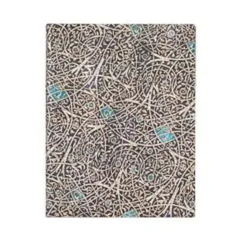 GRANADA TURQUOISE, ULTRA UNLINED FLEXI JOURNAL. Flexi softcover, 100 gsm, ribbon marker, memento pouch, book edge printing, no closure/***
