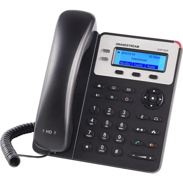 Grandstream Telefon IP Grandstream, 2 conturi SIP, 2 linii, PoE, Negru
