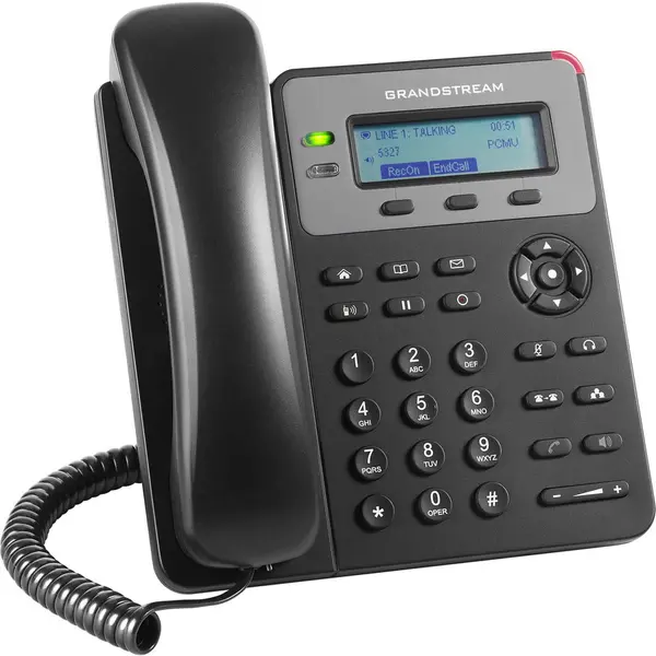 Grandstream Telefon IP Grandstream GRS TIP 1SIP 2xETH 10/100 POE, 1 cont SIP, 2 porturi Ethernet 10/100, PoE, Negru