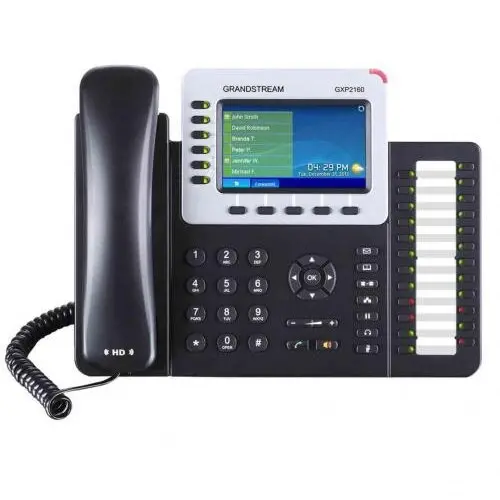 Grandstream Telefon IP Grandstream GXP2160, 6 linii, PoE, Black-Grey