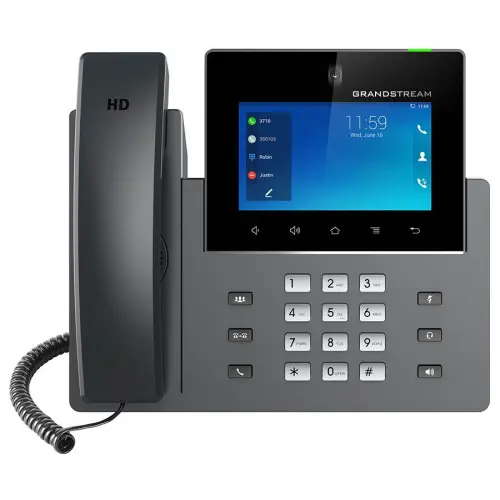 Grandstream Telefon IP Grandstream GXV3450, 16 conturi SIP, 16 linii, PoE, Gri