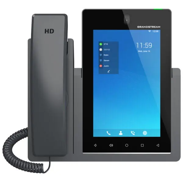 Grandstream Telefon video IP Grandstream, 16 conturi SIP, 7.0 inch, Android 11, PoE, Wi-Fi 6