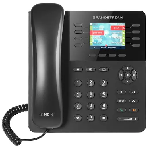 Grandstream Telefon VoIP Grandstream GXP2135, Negru+ Cadou Cablu Reelif Type C