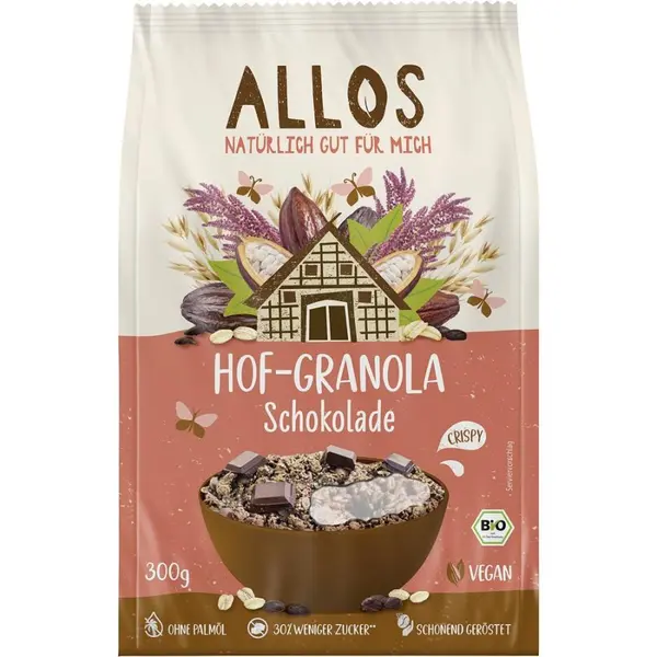 Granola cu ciocolata, eco - 300 g