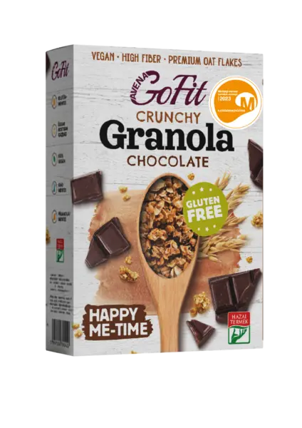 Granola cu ciocolata fara gluten, 250g, Avena GoFit