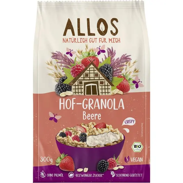 Granola cu fructe de padure, eco - 300 g
