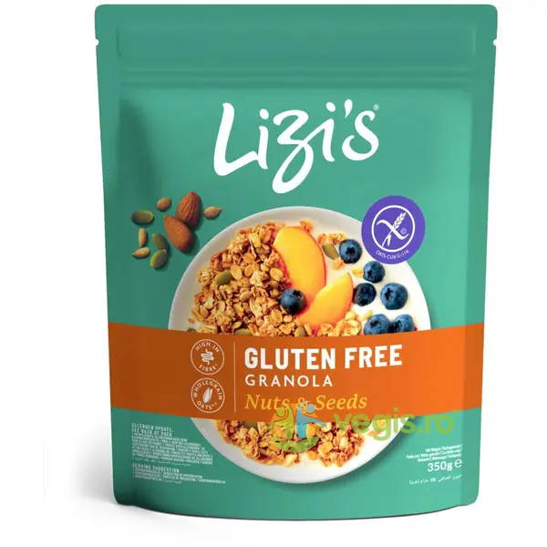 Granola cu Fulgi de Ovaz, Nuci si Seminte fara Gluten 400g