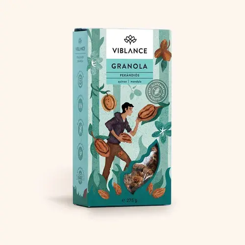 Granola cu Nuci Pecan Fără Gluten | Viblance
