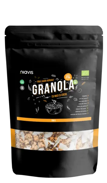 Granola cu nuci si cocos Eco, 200g, Niavis