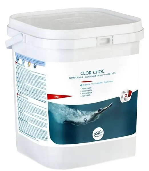 Granulat de clor cu dizolvare rapidă Gre - Clorchoc, 5 kg