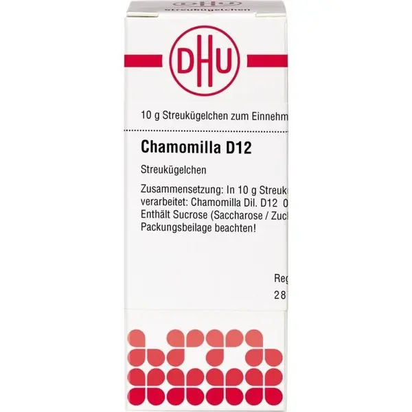 Granule Homeopatice, DHU, Schussler, Chamomilla D12, Efect Calmant, pentru Copii si Adulti, 10gr, 200 buc