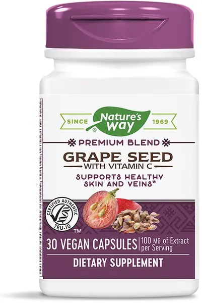 Grape Seed with Vitamin C, 30 capsule, Nature's Way