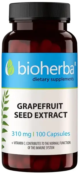 Grapefruit Seed Extraxt, 310 mg, 100 capsule, Bioherba