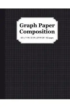 Graph Paper Composition Notebook: Quad Ruled 5x5, Grid Paper for Students in Math and Science - Math Wizo