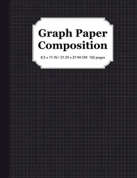 Graph Paper Composition Notebook: Quad Ruled 5x5, Grid Paper for Students in Math and Science, Paperback/Math Wizo