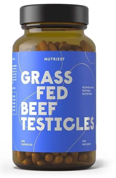 Grass Fed Beef Testicles, 240 capsule, Nutriest
