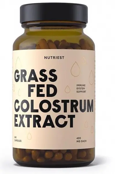 Grass Fed Colostrum Extract, 240 capsule, Nutriest