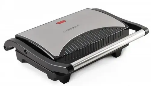 Gratar electric Esperanza EKG006 TALEGGIO, 750W (Negru-Argintiu)