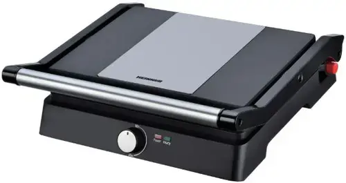 Gratar electric Heinner HEPG-F2000BKSS, 2000W, Temperatura reglabila 150ºC-210ºC (Negru)