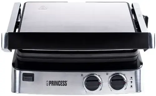 Gratar electric Princess 0111730001001, 2000W, 29x23 cm (Inox)