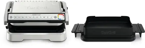 Gratar electric Tefal OptiGrill 4in1 GC774D10, 2000 W, 9 programe, 600 cm2, 30 x 20 cm (Gri)