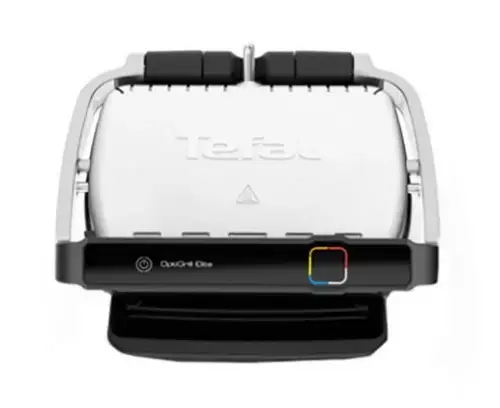 Gratar electric Tefal OptiGrill Elite GC750D30, 12 programe, 30x20 cm, termostat reglabil (Inox)