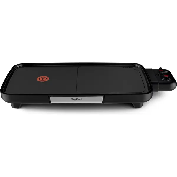 Gratar electric Tefal Plancha Booster CB641810, 2200 W, Power Boost, termostat ajustabil, suprafata antiaderenta Tefal Resist+, indicator thermospot,