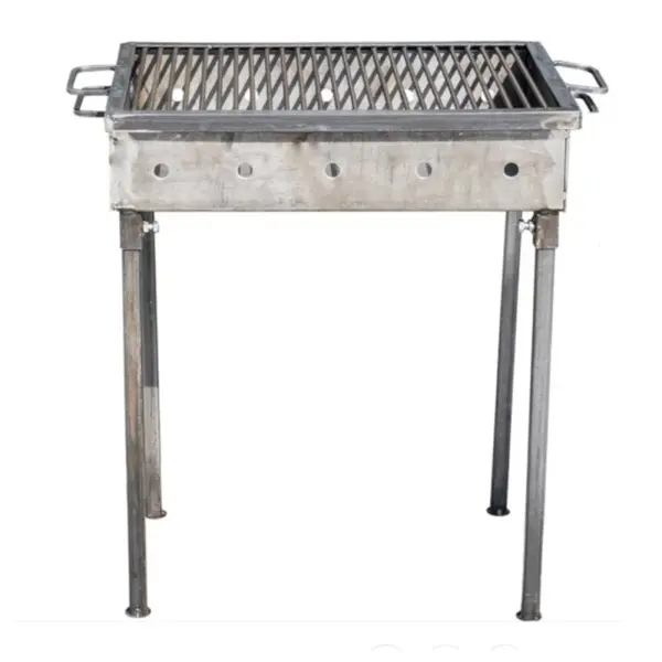 Gratar Metalic, 50 x 35 cm pe Carbuni, Grosime 3 mm