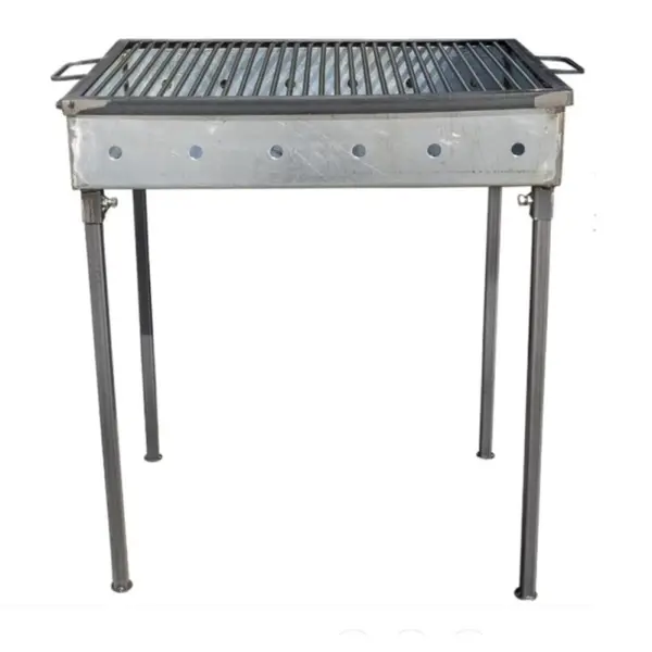 Gratar Metalic, 60 x 40 cm pe Carbuni, Grosime 3 mm