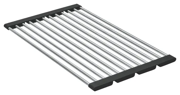 Gratar pliabil Grohe, Multifunction grid 450, 450 x 350mm, otel inoxidabil, pentru chiuveta bucatarie, brushed hard graphite
