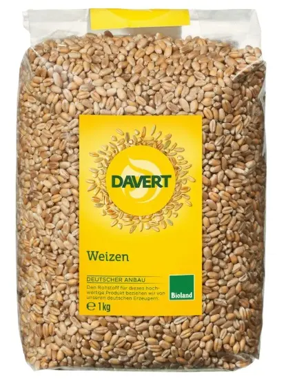 Grâu organic, 1 kg, Davert