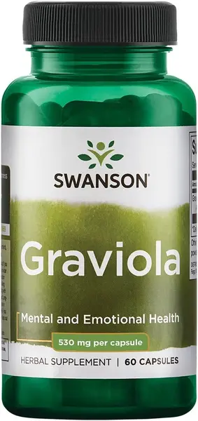 Graviola, 530 mg, 60 capsule, Swanson