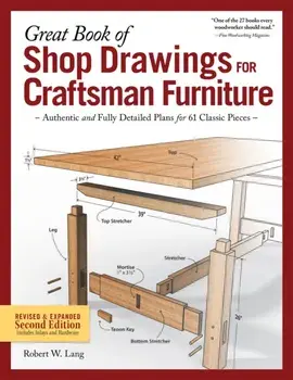 Great Book of Shop Drawings for Craftsman Furniture, Second Edition, Paperback/Robert W. Lang