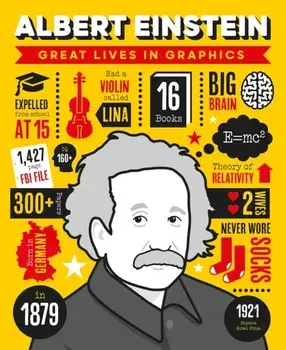 Great Lives in Graphics: Albert Einstein, Hardback/***