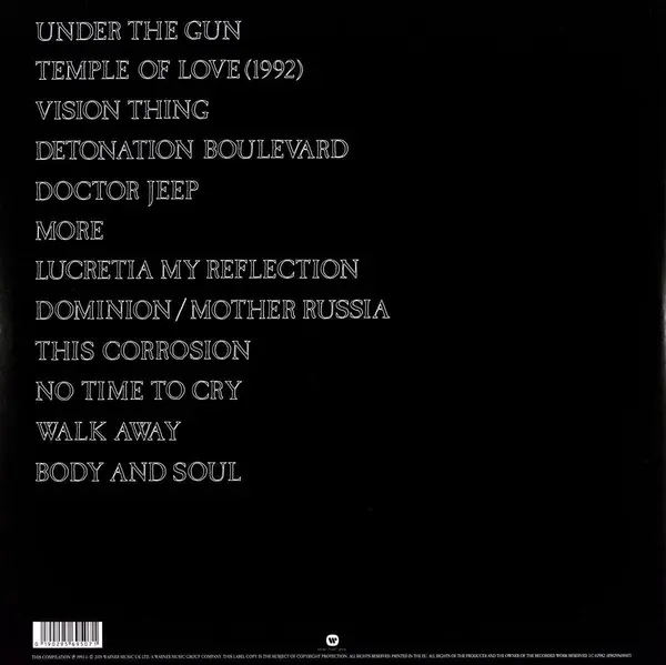 Greatest Hits Volume One - Vinyl | The Sisters Of Mercy
