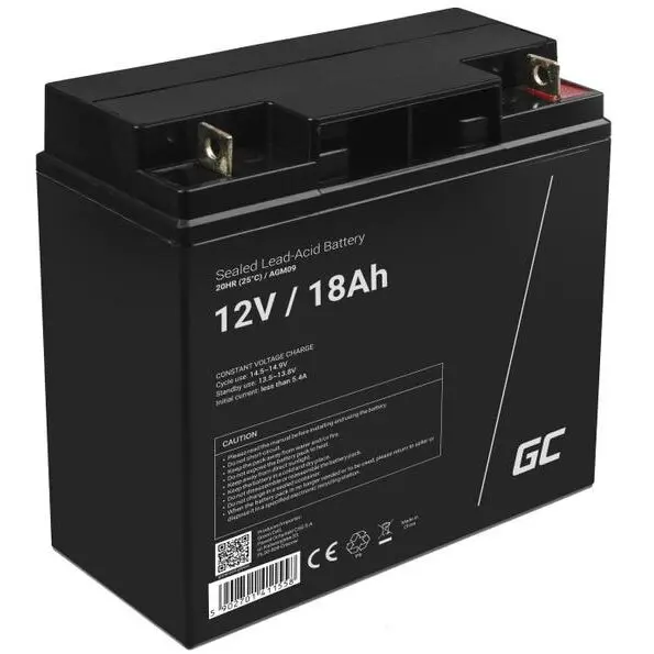 Green Cell Acumulator Plumb Acid Green Cell 12V 18Ah VRLA AGM Baterie Gel