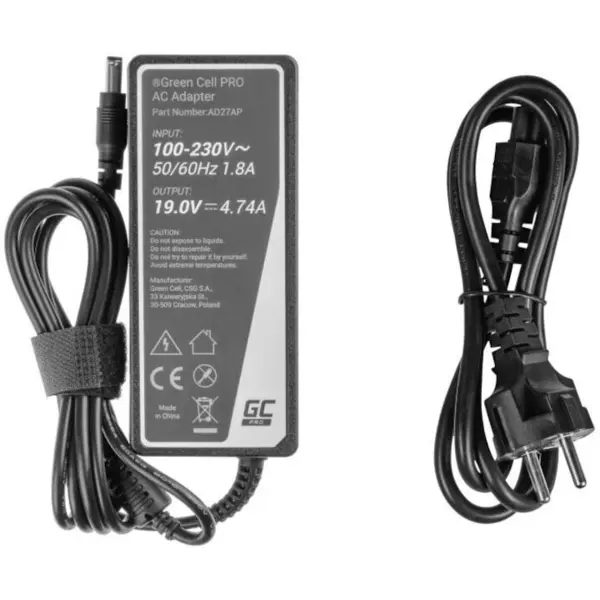 Green Cell Incarcator laptop Green Cell PRO AD27AP 19V 4,74A 90W 5,5mm/2,5mm