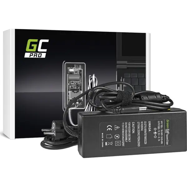 Green Cell Incarcator laptop Green Cell Pro AD35P, pentru Dell cu Cablu de Alimentare Detasabil, 130W, 19.5V, 6.7A
