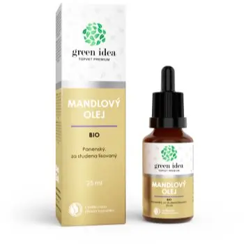 Green Idea Organic almond oil ulei de migdale presat la rece