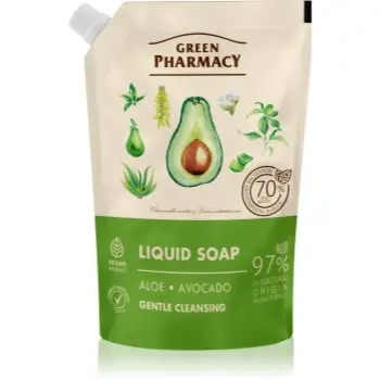 Green Pharmacy Aloe & Avocado Săpun lichid pentru mâini rezervă