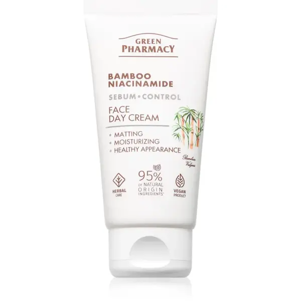 Green Pharmacy Bamboo & Niacinamide Day Face Cream crema de fata zi 50 ml