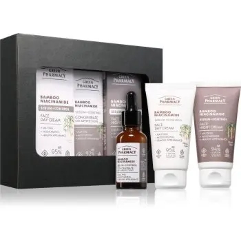 Green Pharmacy Bamboo & Niacinamide Set set cadou pentru o piele perfecta