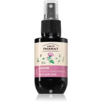 Green Pharmacy Burdock & Wheat proteins Care Serum ser impotriva caderii parului