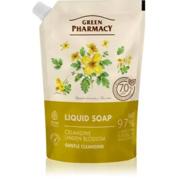 Green Pharmacy Celandine & Linden Săpun lichid pentru mâini rezervă