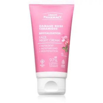 Green Pharmacy Damask Rose & Ceramides Night Face Cream crema de noapte pentru fata
